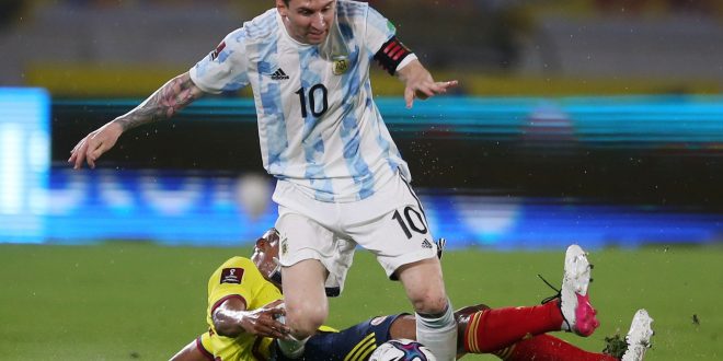 Copa America 2021, Argentina Vs Chile, Tim Tango Andalkan Lionel Messi. - Foto: Lionel Messi.(Reuters/Luisa Gonzalez)