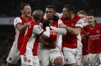 Liga Inggris, Arsenal vs West Ham United, Skor 2-0, Menang Telak, Meriam London Ngebom Stadion Emirates. - Foto: Arsenal merayakan golnya.(AP Photo)