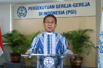 Foto: Pdt Gomar Gultom, Ketua Umum Persekutuan Gereja-Gereja di Indonesia (PGI). (Dok)