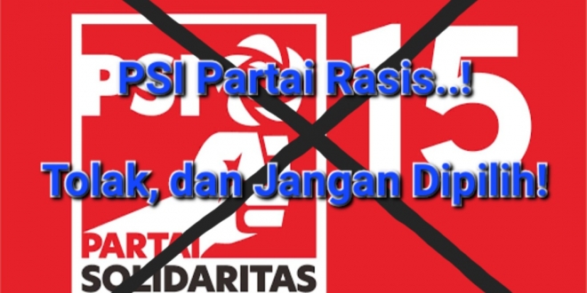 Foto: Para Bacaleg Orang Batak Disingkirkan, PSI Partai Rasis, Jangan Pilih PSI! (Ist)